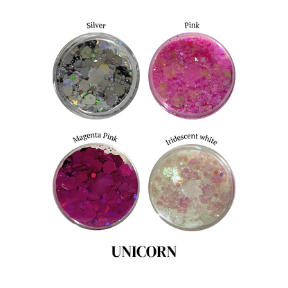 Face, Body & Hair Glitter [Set of 4]